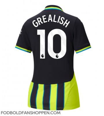 Manchester City Jack Grealish #10 Udebanetrøje Dame 2024-25 Kortærmet